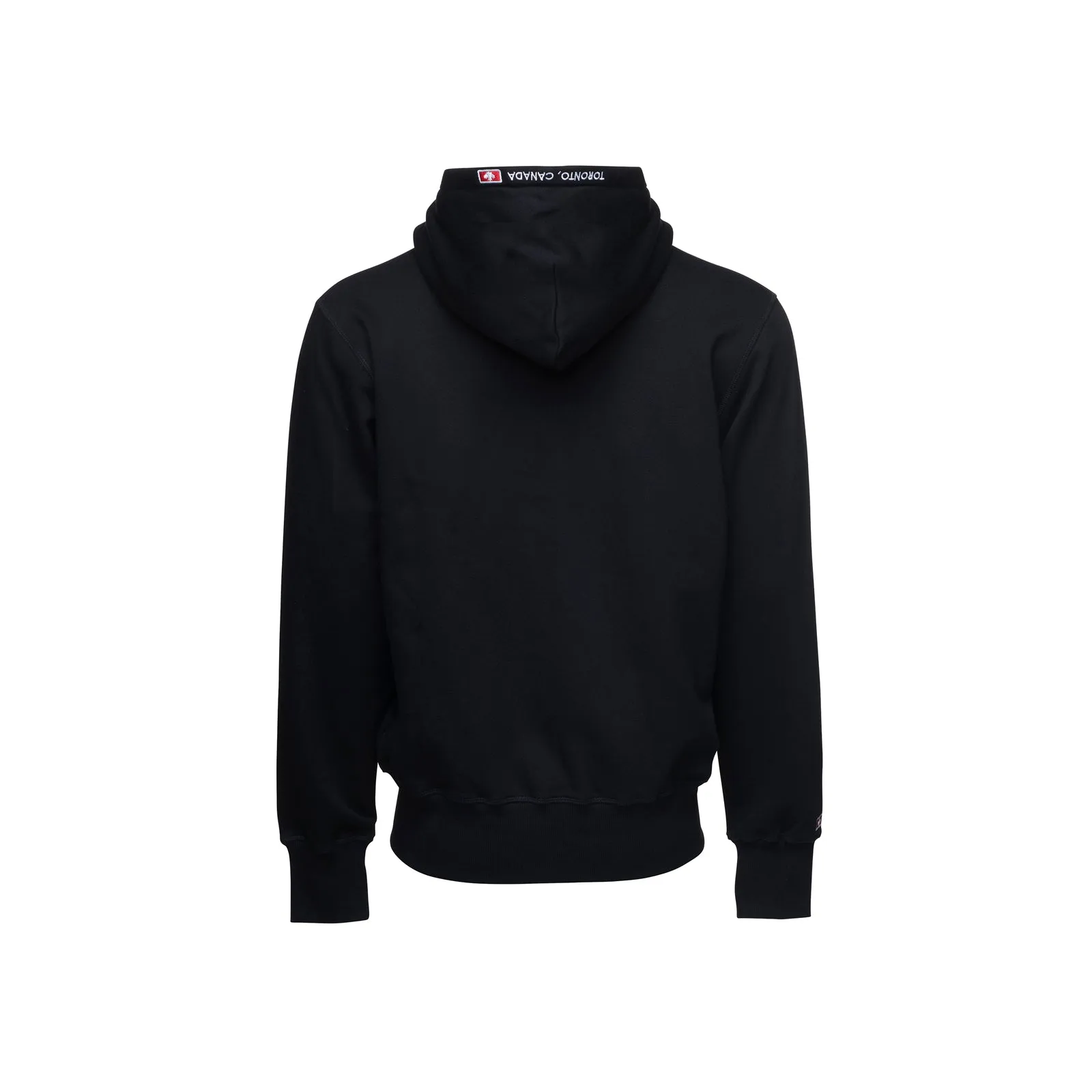 416 French Terry Men's Full Zip Hoodie - Black