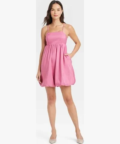 A New Day Women's Taffeta Mini Shift Dress