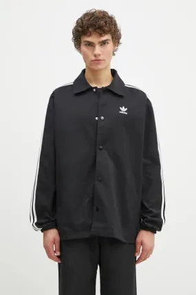 adidas Originals jacket Mesh Coach men's black color IZ1831