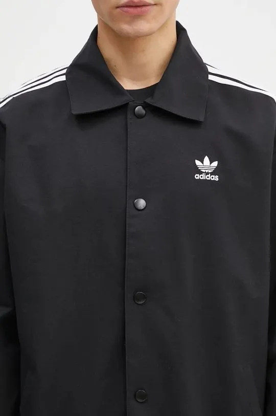 adidas Originals jacket Mesh Coach men's black color IZ1831