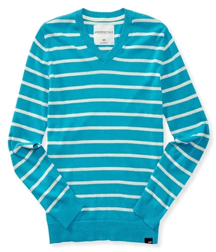 Aeropostale Mens Stripe Pullover Sweater