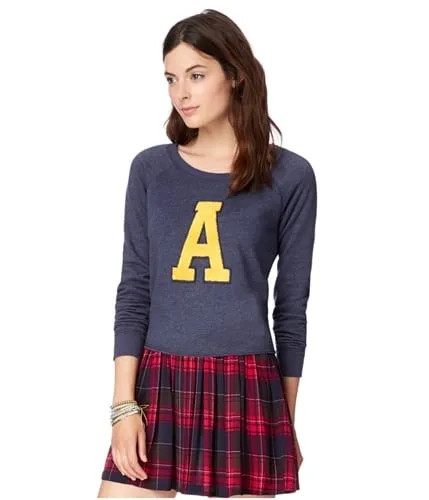 Aeropostale Womens Cropped A Pullover Sweater