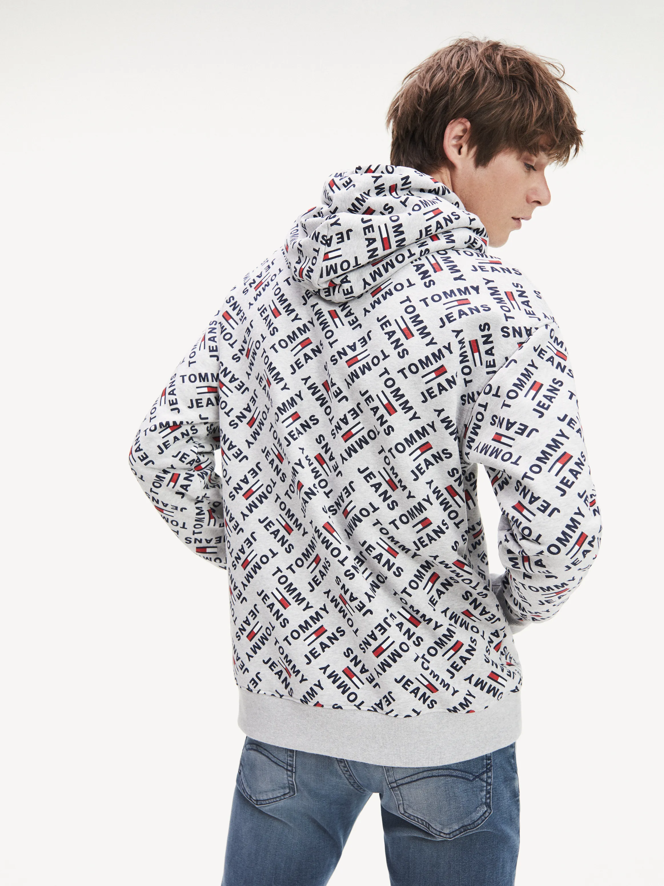 All-over Print Regular Fit Hoodies | Tommy Hilfiger