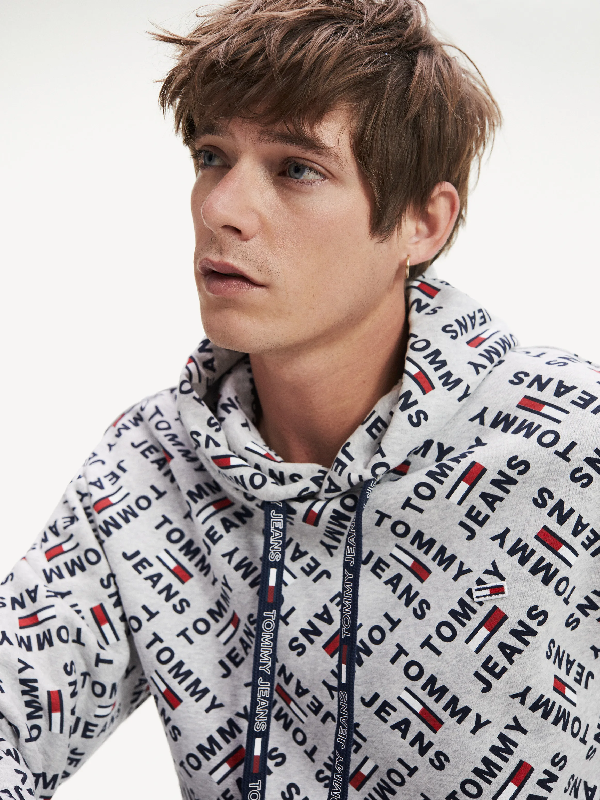 All-over Print Regular Fit Hoodies | Tommy Hilfiger