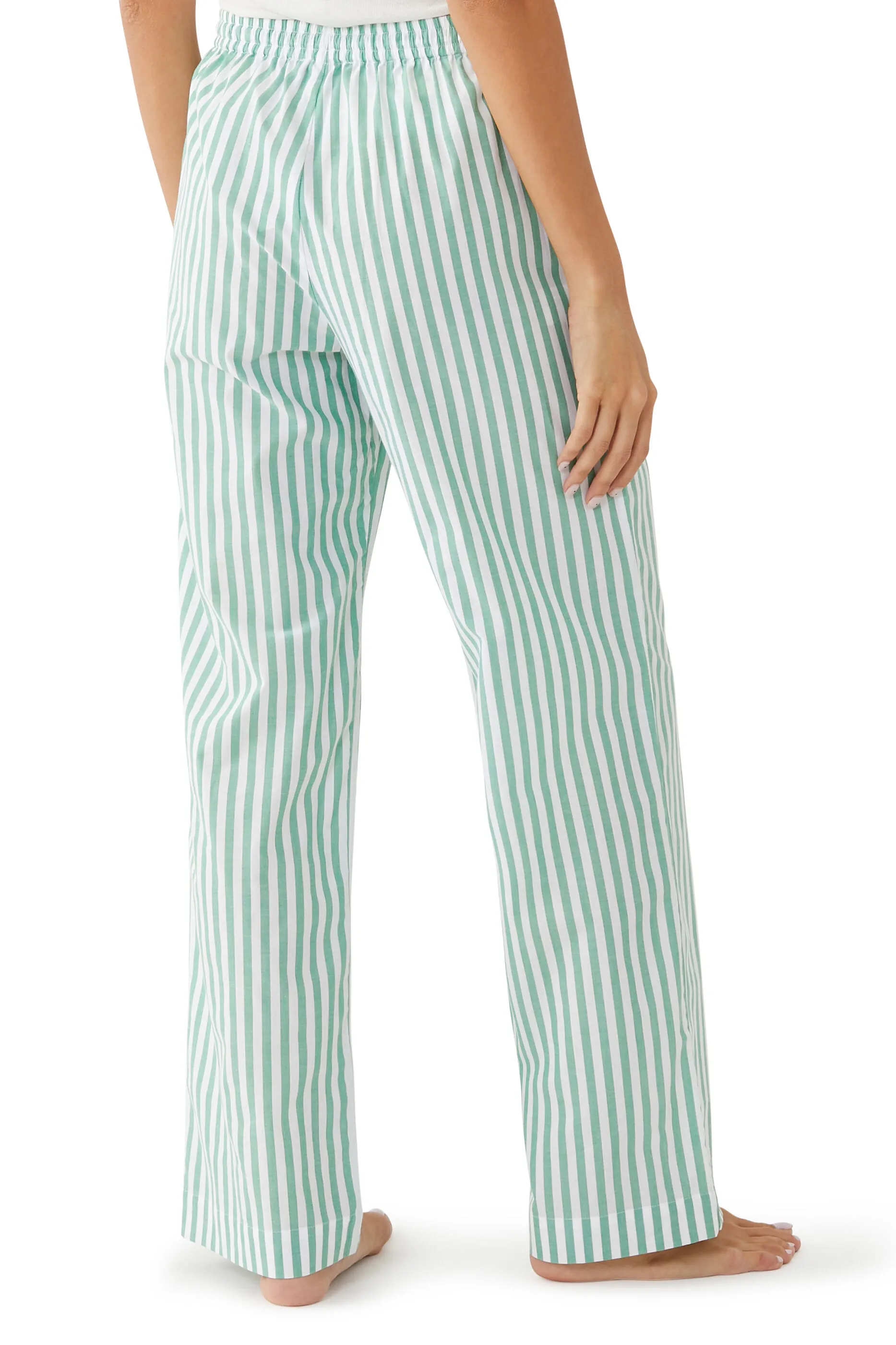 Asceno Aurelia Cotton-Silk Pajamas