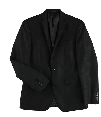 Bar Iii Mens Jacquard Two Button Blazer Jacket