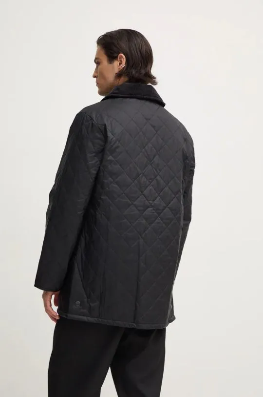 Barbour jacket le Quilt men's black color MQU0001