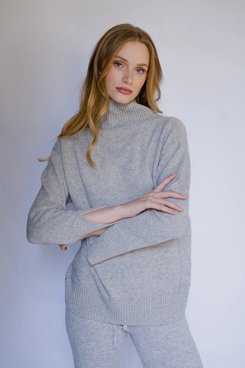 Belgravia Cashmere Sweater - Grey