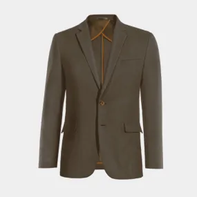  Blazer marron Lino-Algodón