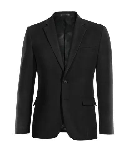  Blazer negra de Lana Merino premium