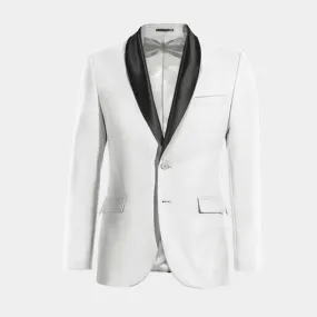  Blazer Tuxedo marfil esencial