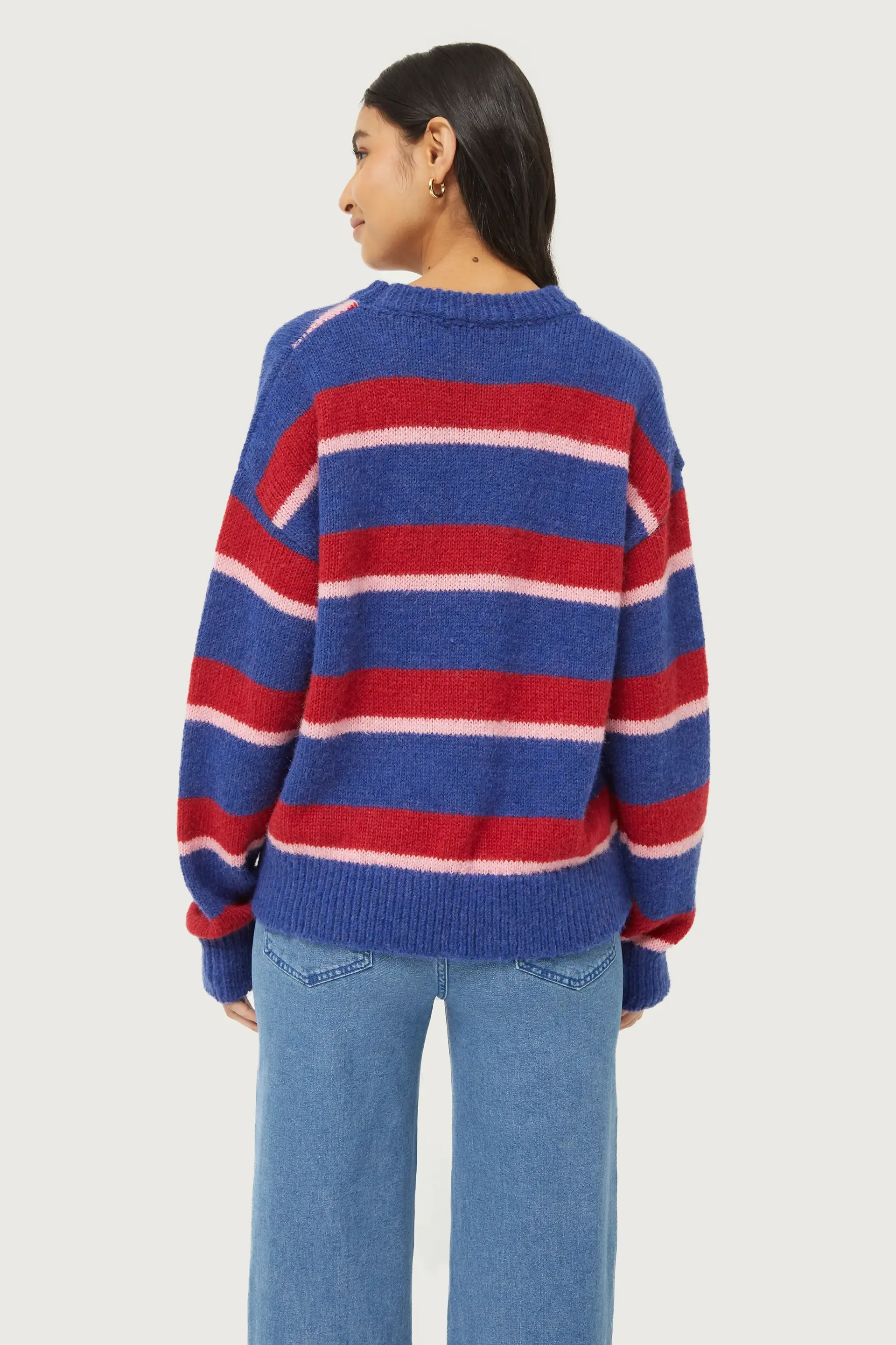 Blue & Red Sweater