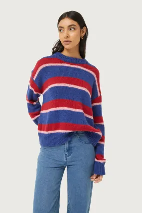 Blue & Red Sweater