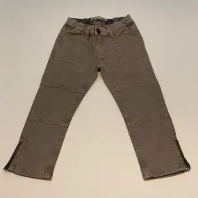 Bonpoint Khaki Moto Style Jeans: 3 Years