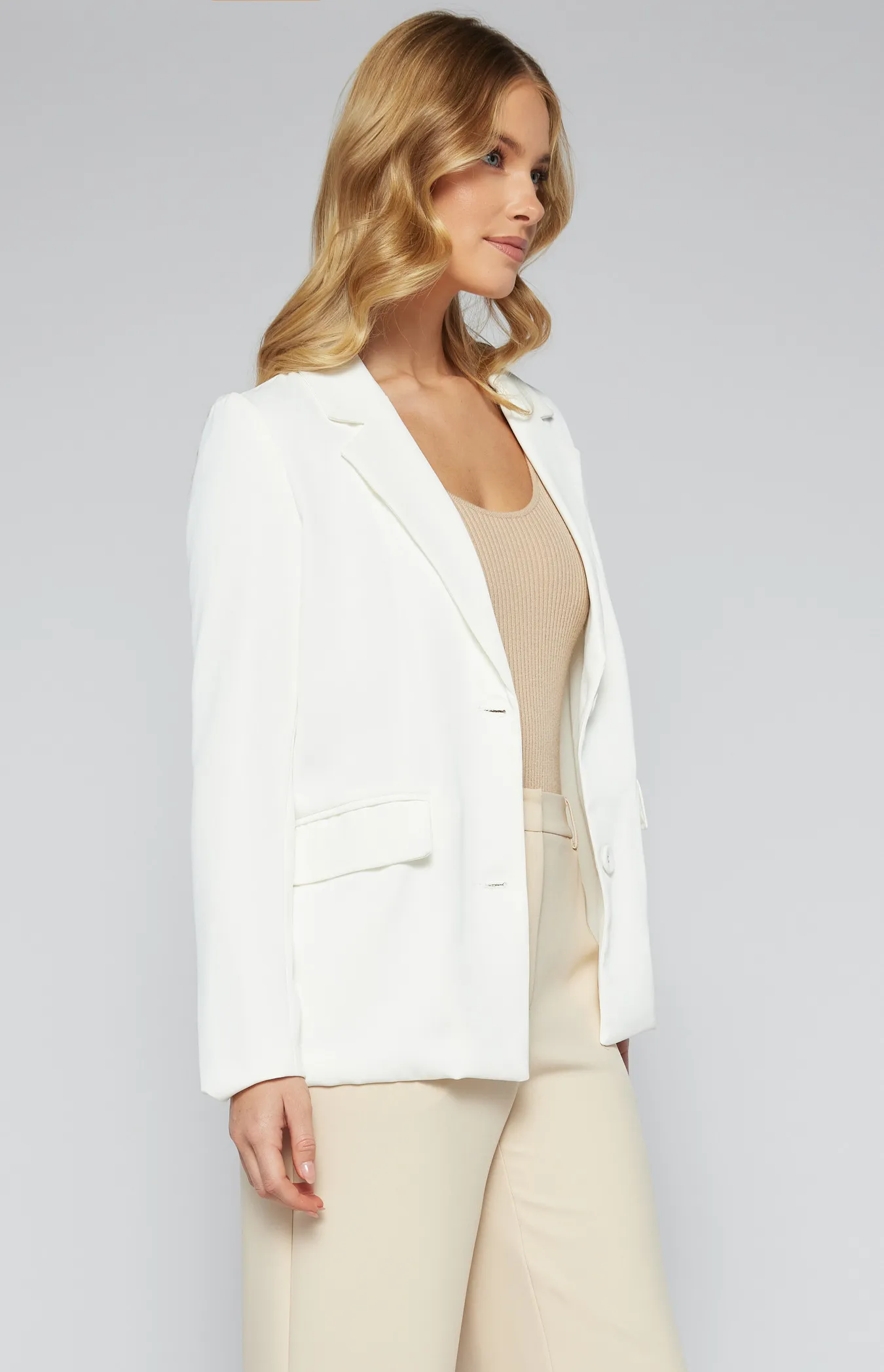 Boyfriend Blazer with Functional Pockets (SJT365-2B)