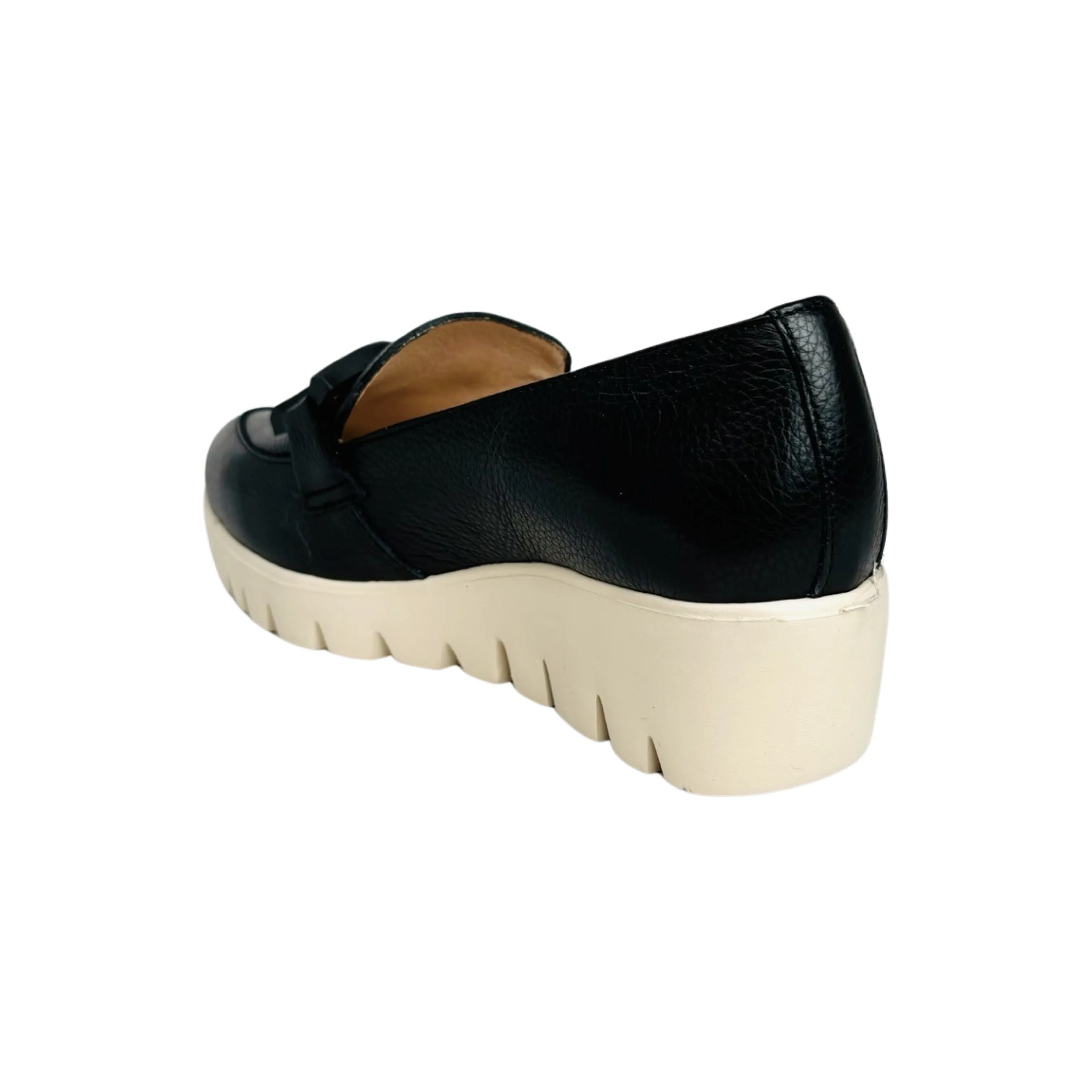 C33311 Black Platform Loafer