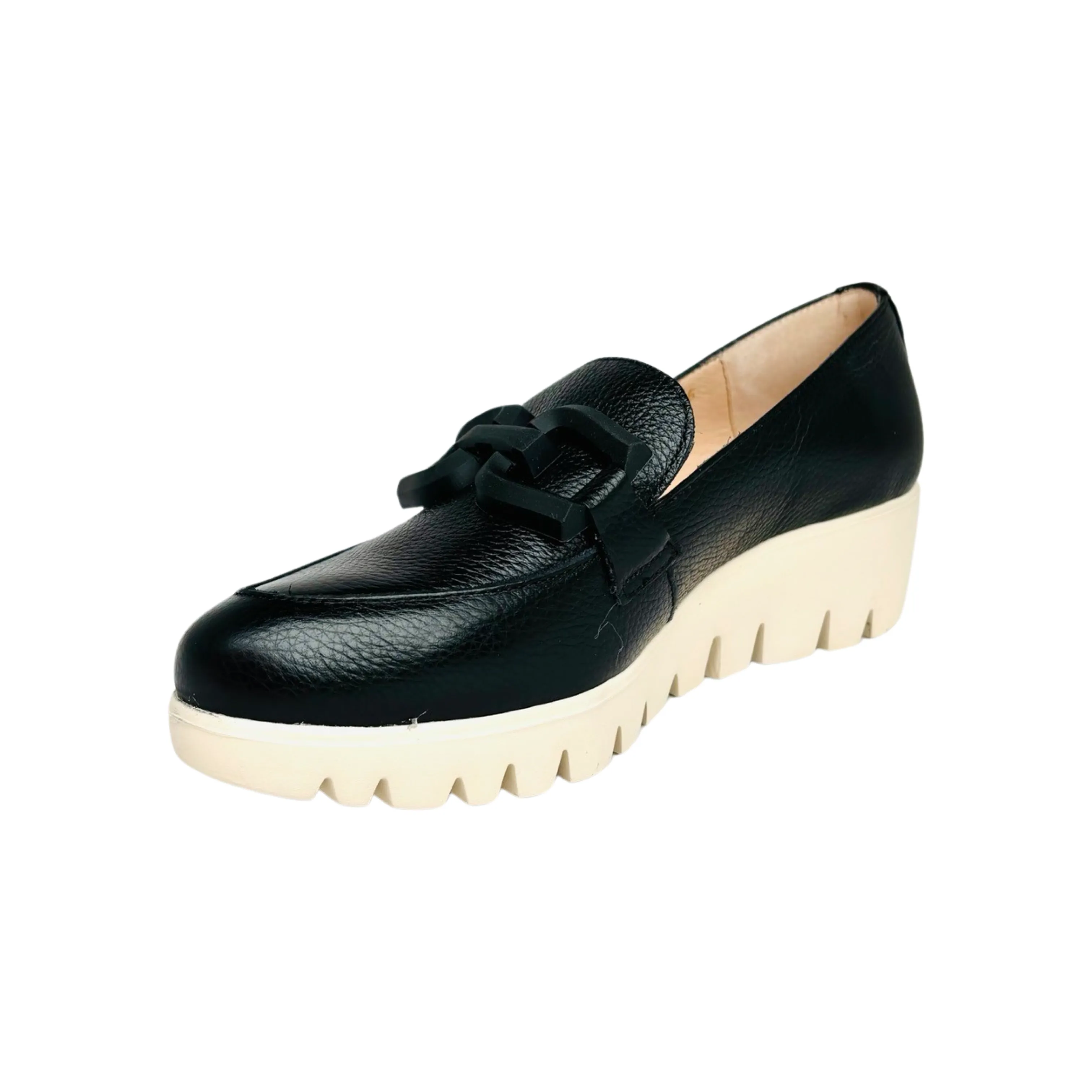 C33311 Black Platform Loafer