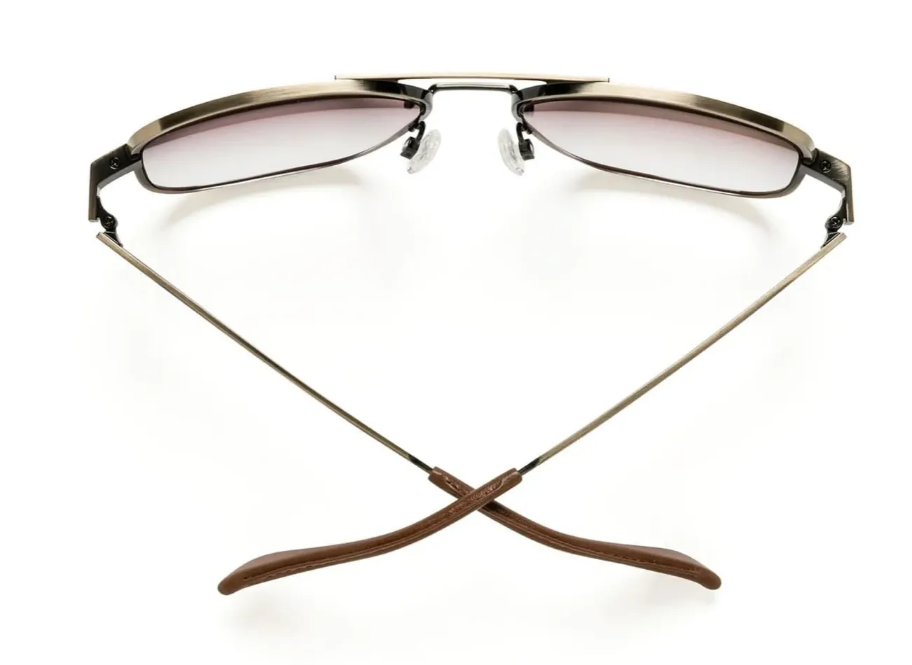 CADDIS METAMODERNIST SCOUT READING GLASSES - MATTE VINTAGE BRONZE - GREY