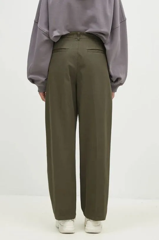 Carhartt WIP cotton trousers Brady Pant green color I033770.666GT