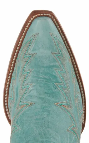 Cavender's Women's Turquoise Snip Toe Cowboy Boots