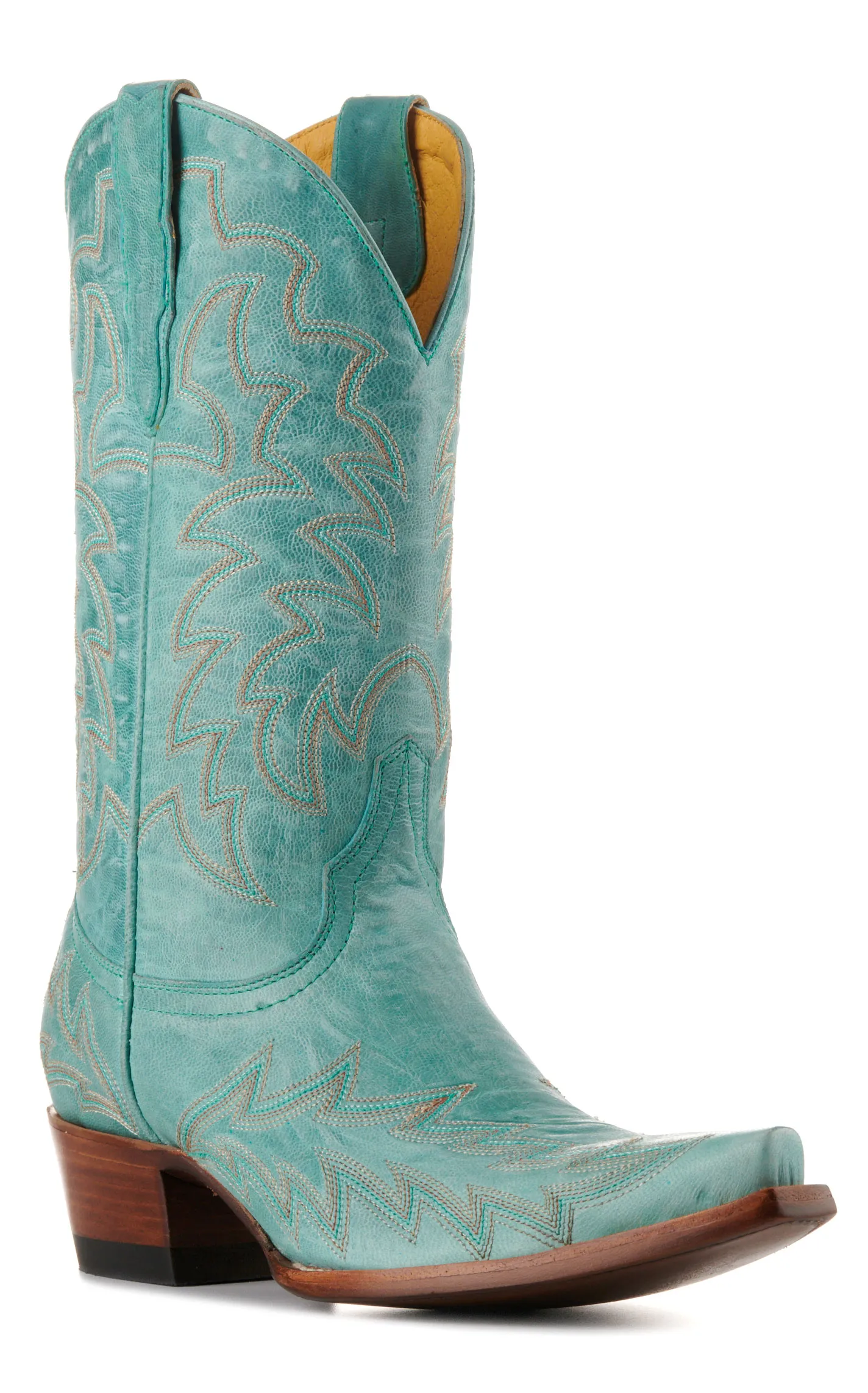 Cavender's Women's Turquoise Snip Toe Cowboy Boots