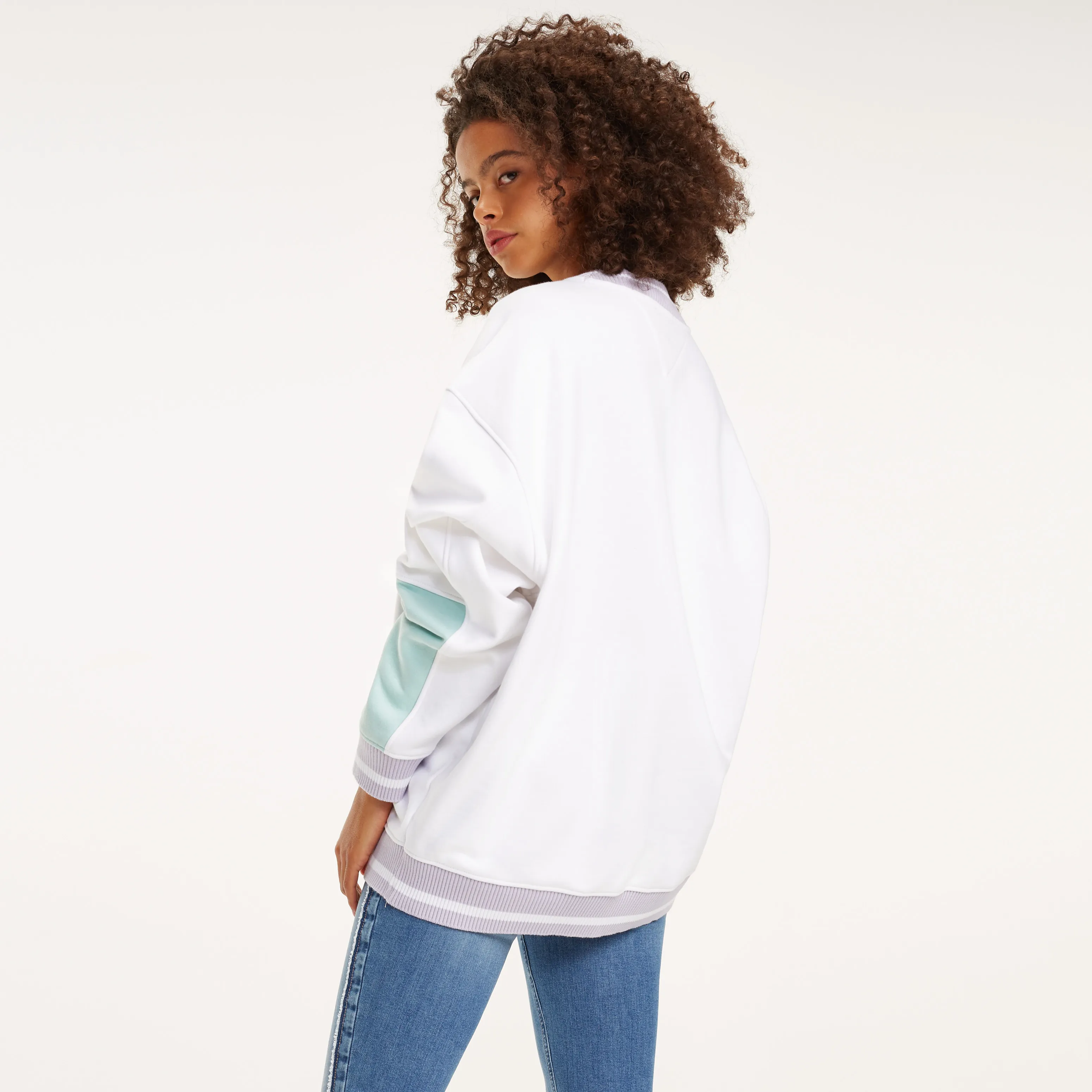 Colour-blocked Logo Sweatshirt | Hoodies | Tommy Hilfiger