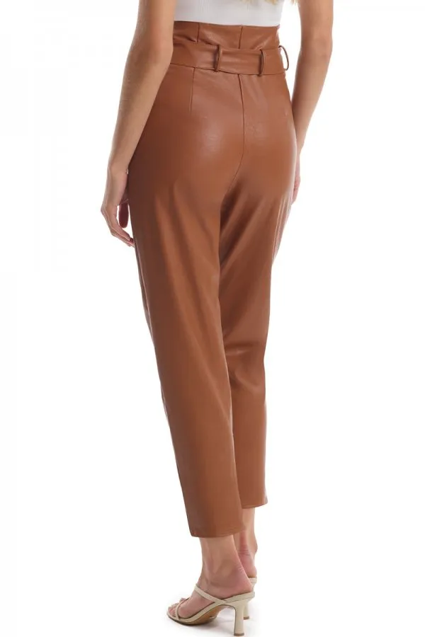 Commando Faux Leather Paperbag Pants