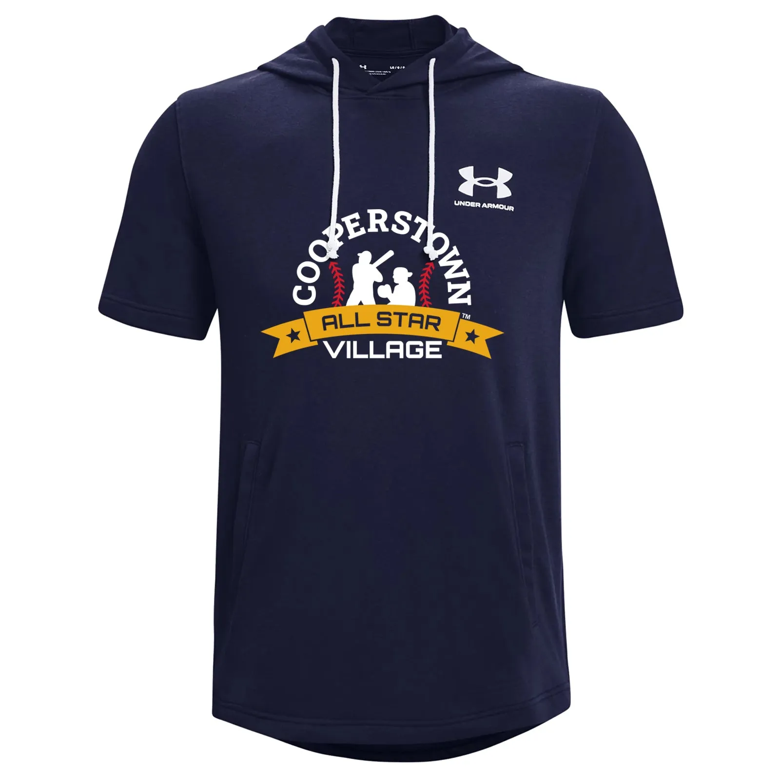 Cooperstown Men's UA Rival Terry Short Sleeve Hoodie