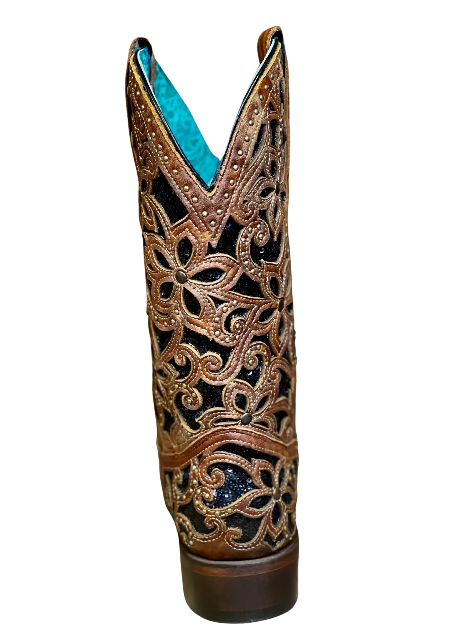 Corral Black Inlay Western Boot