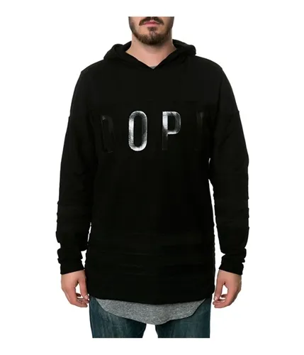 Dope Mens The Front Print Hockey Hoodie Sweatshirt