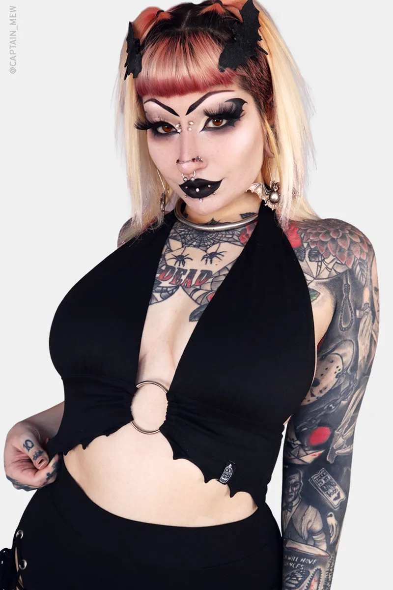 Draculas Daughter O-Ring Halter Top