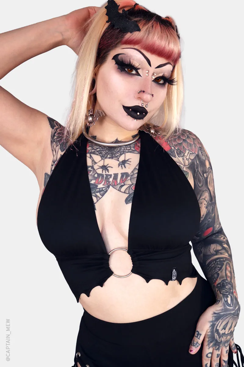 Draculas Daughter O-Ring Halter Top