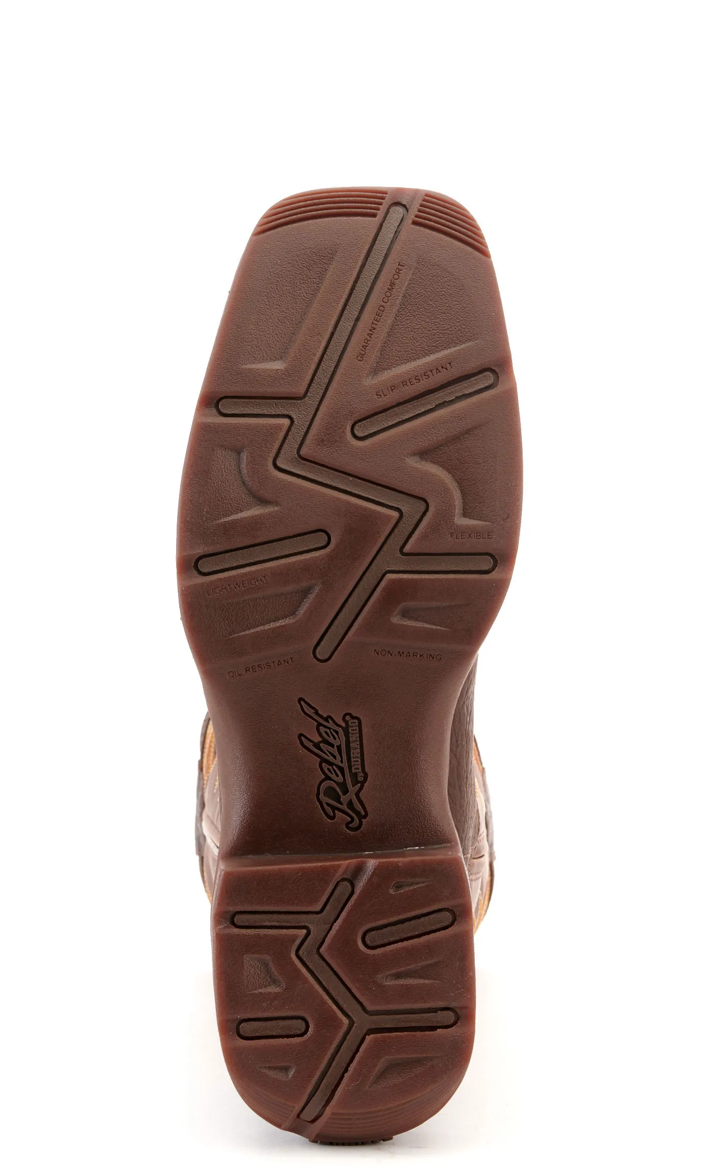 Durango Men's Rebel Dark Brown and Chestnut Wide Square Toe Cowboy Boots - Cavender's Exclusive