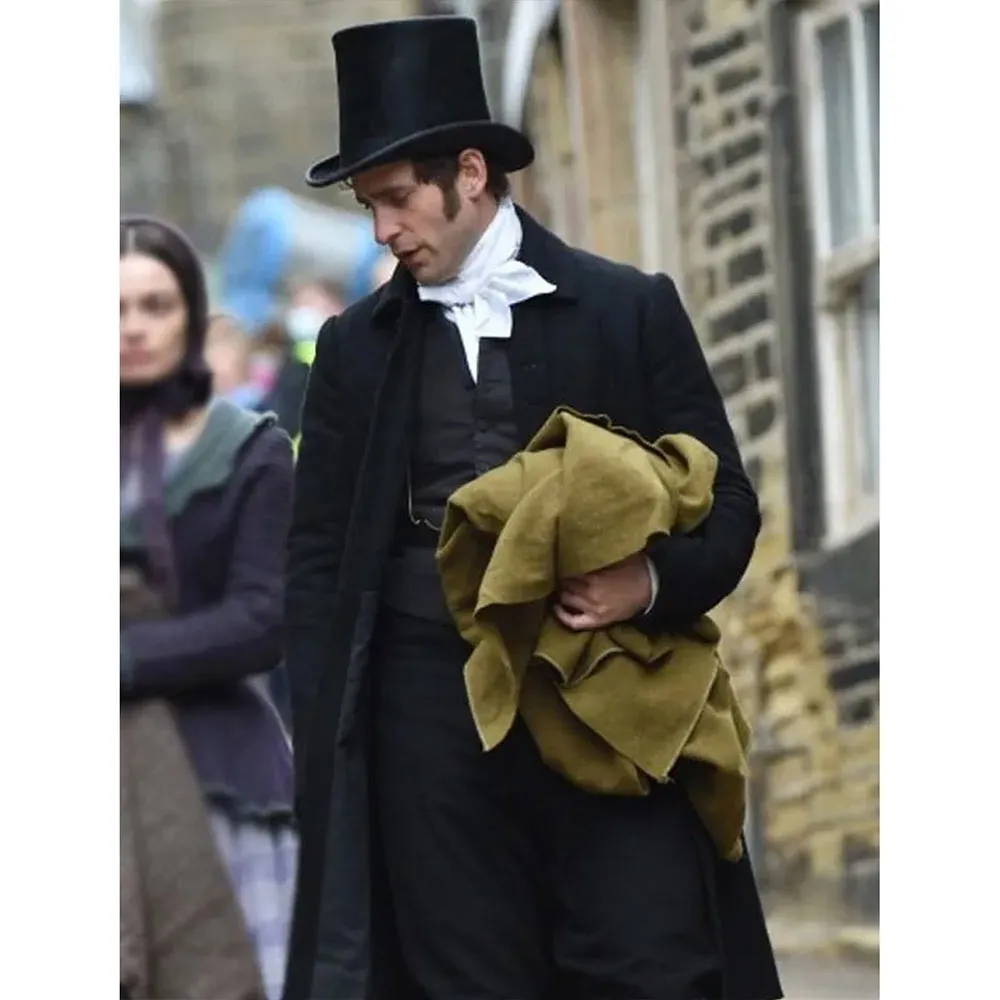 Emily Oliver Jackson-Cohen Black Coat