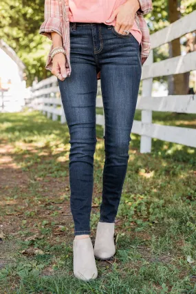 Eunina Mid-Rise Skinny Jeans- Jaslyn Wash