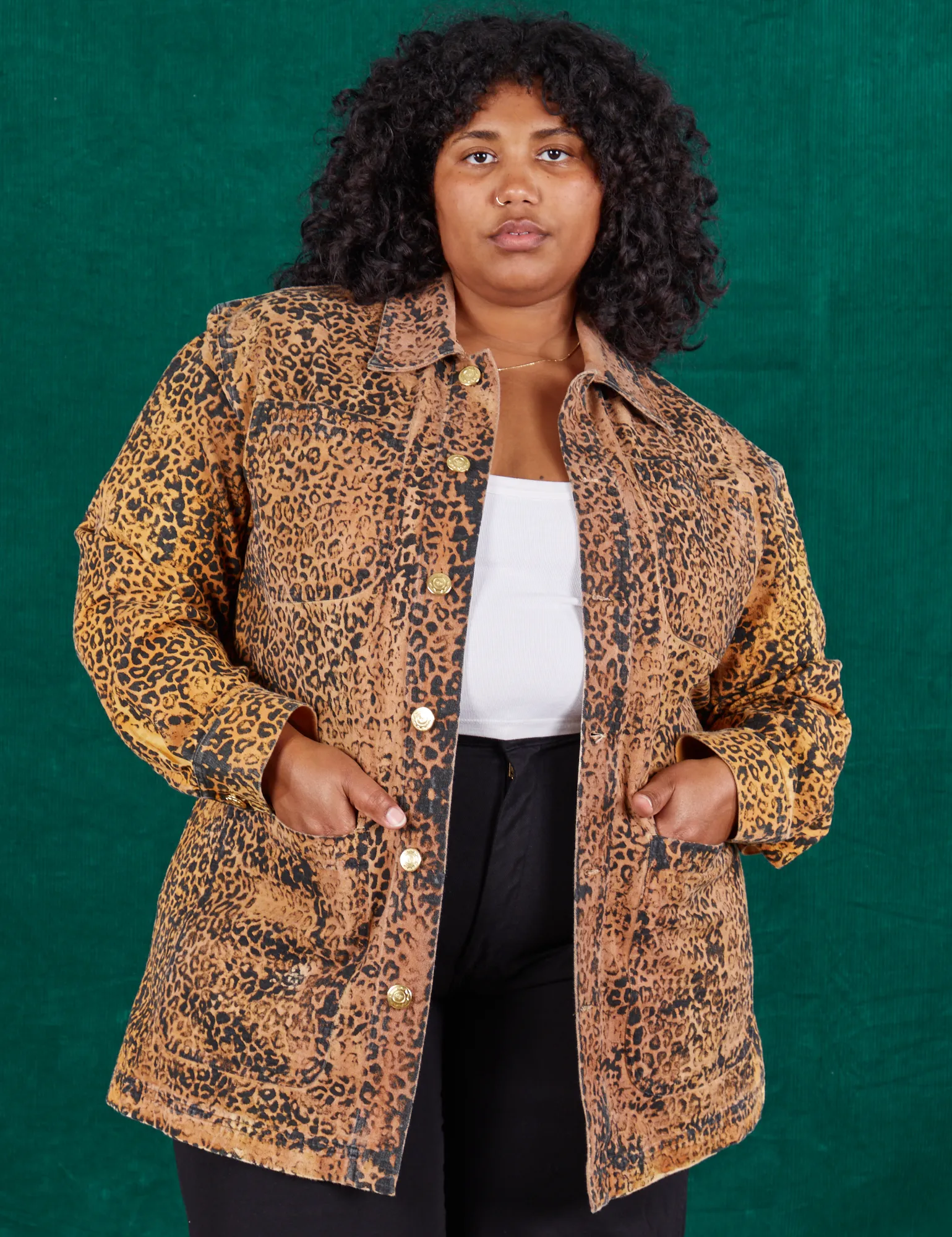 Field Coat - Leopard Print *FINAL SALE*