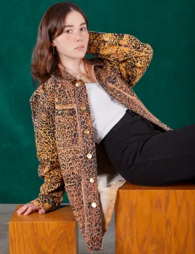 Field Coat - Leopard Print *FINAL SALE*