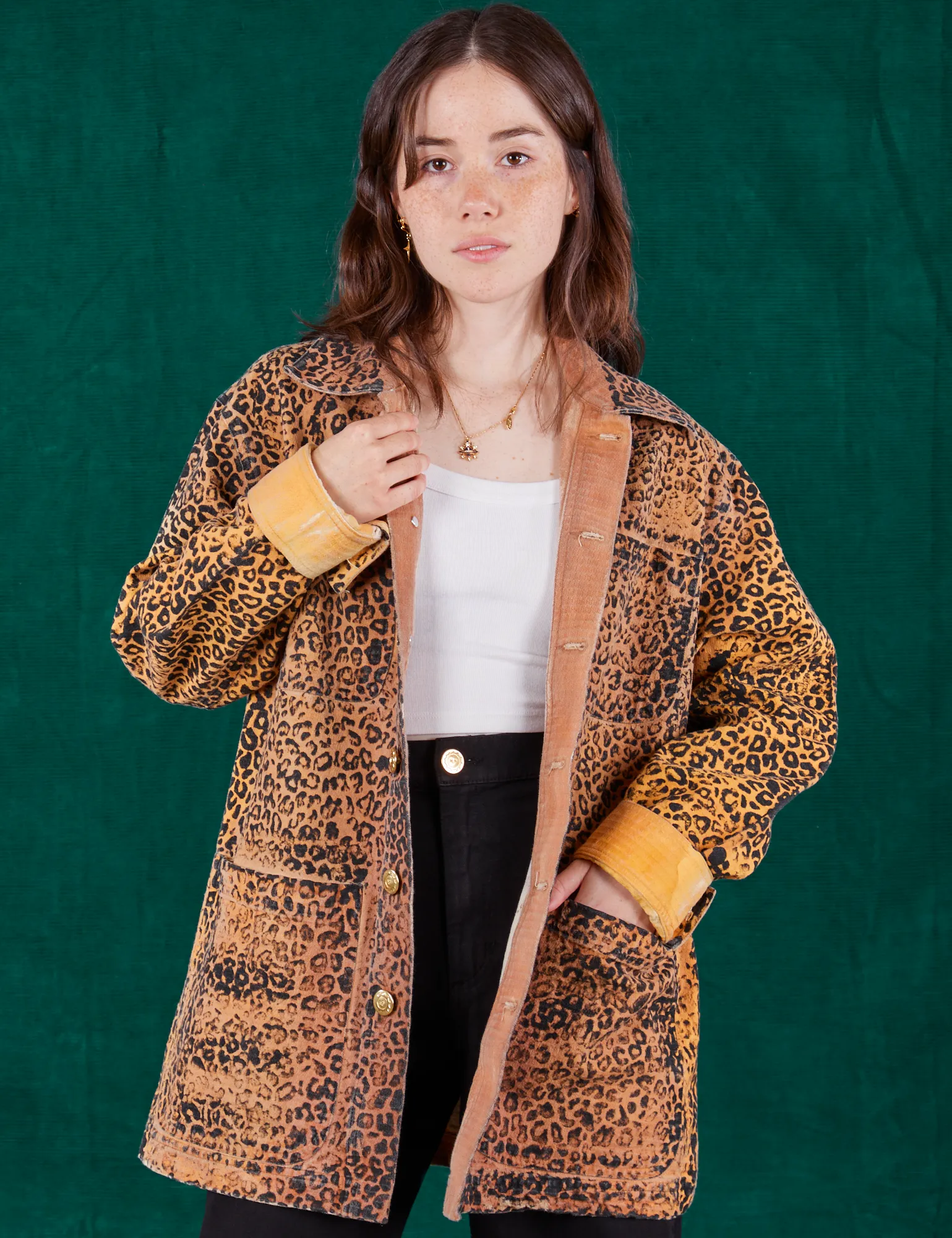 Field Coat - Leopard Print *FINAL SALE*