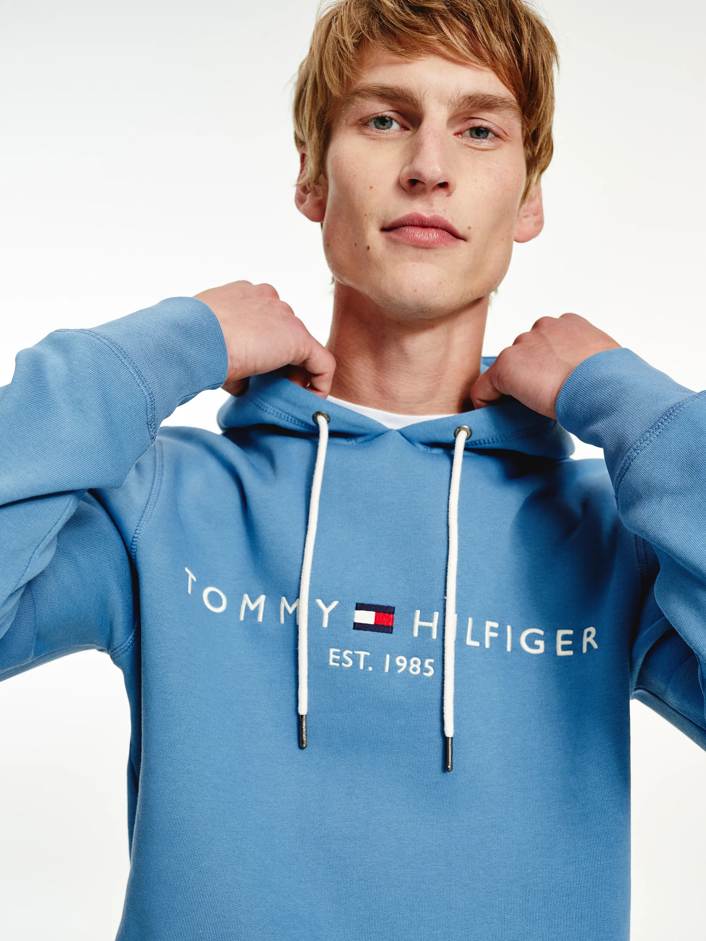 Flex Logo Hoodie |  Sweatshirts & Hoodies |  Tommy Hilfiger