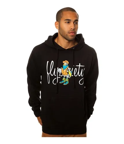 Fly Society Mens The For The Birds Hoodie Sweatshirt