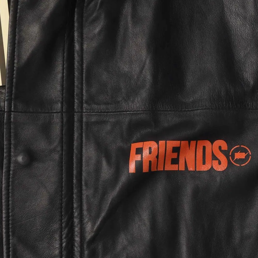 Friends Vlone Leather Coat