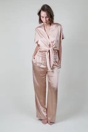 GENERATION LOVE | Theresa Satin Pants - Terracotta