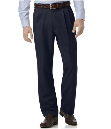 Haggar Mens Microfiber Casual Trouser Pants, TW1