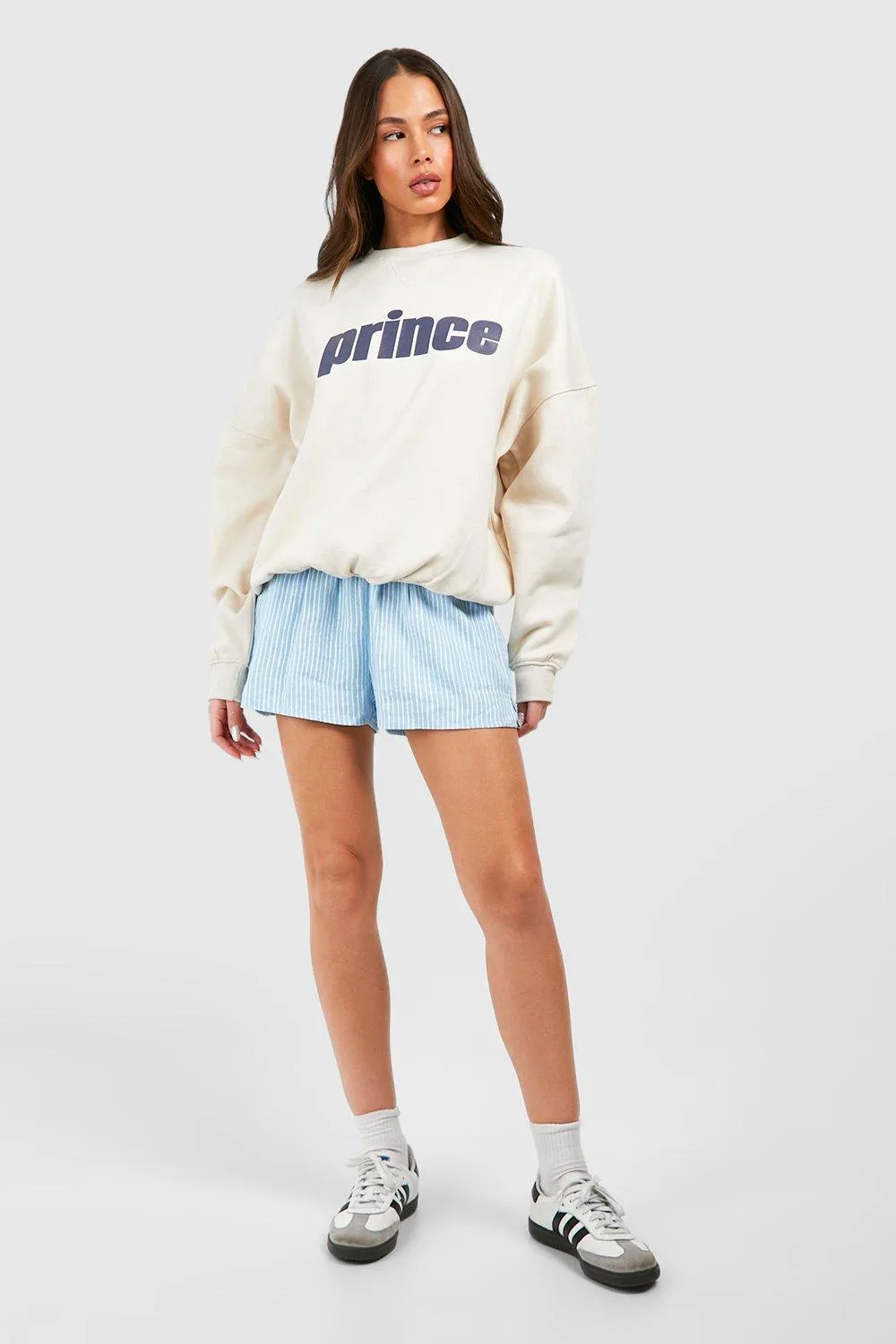 Hoodies & Sweatshirts | Prince Printed Oversized Sweatshirt | boohoo