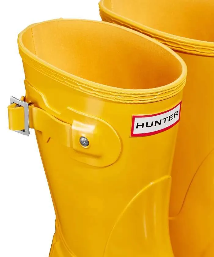 Hunter Women’s Original Short Gloss Rain Boots – Yellow