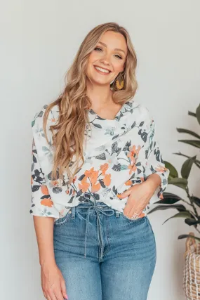 Isabelle Smock Neck Floral Top