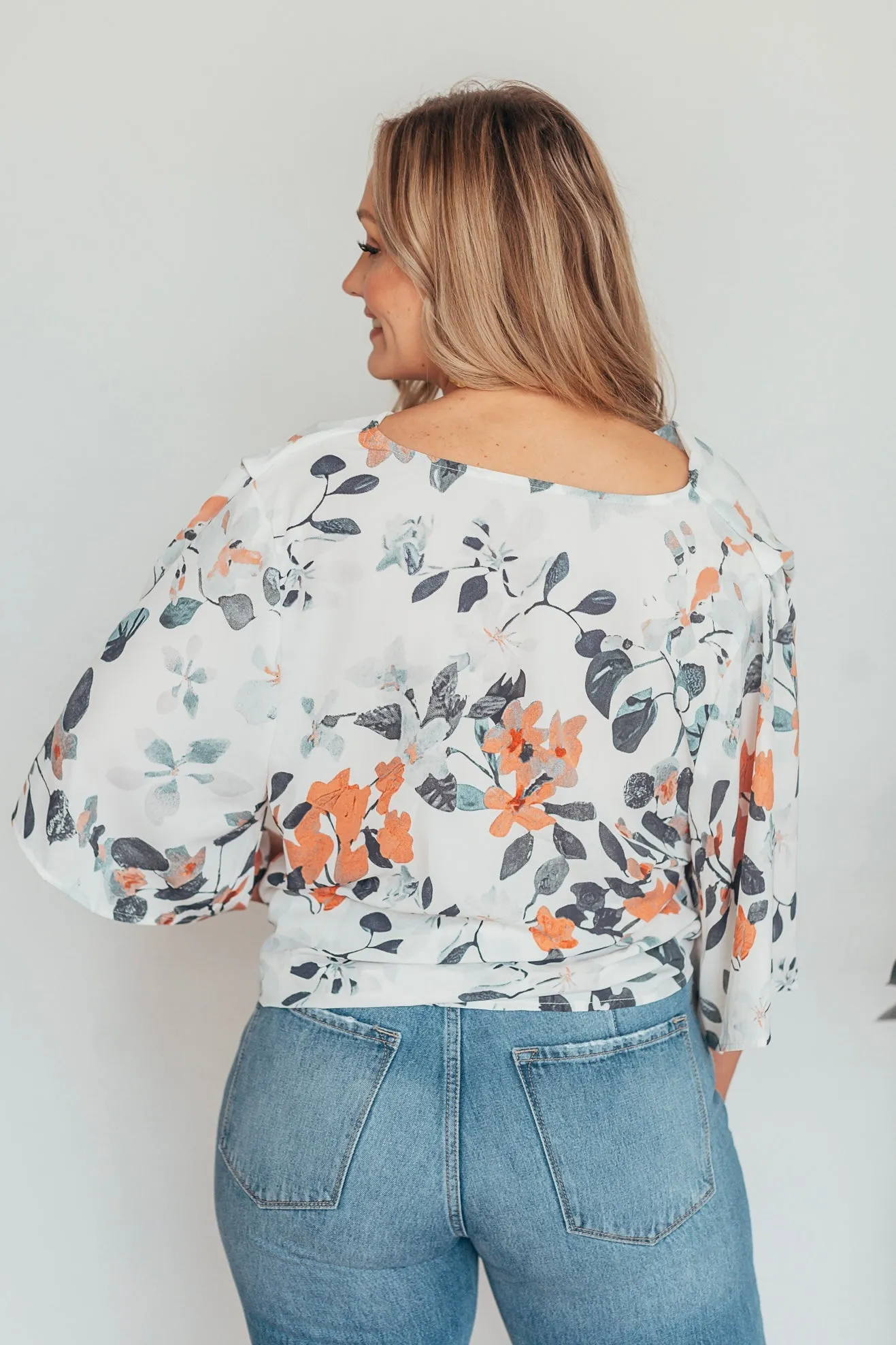 Isabelle Smock Neck Floral Top