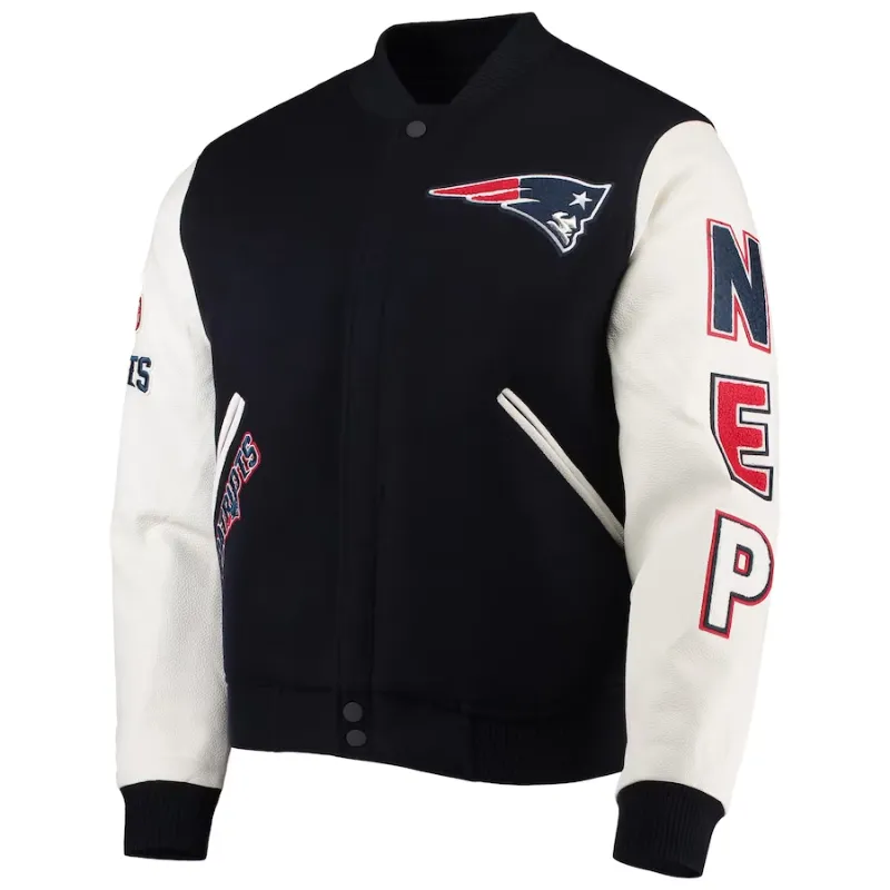 Jemmie New England Patriots Bomber Jacket - William Jacket