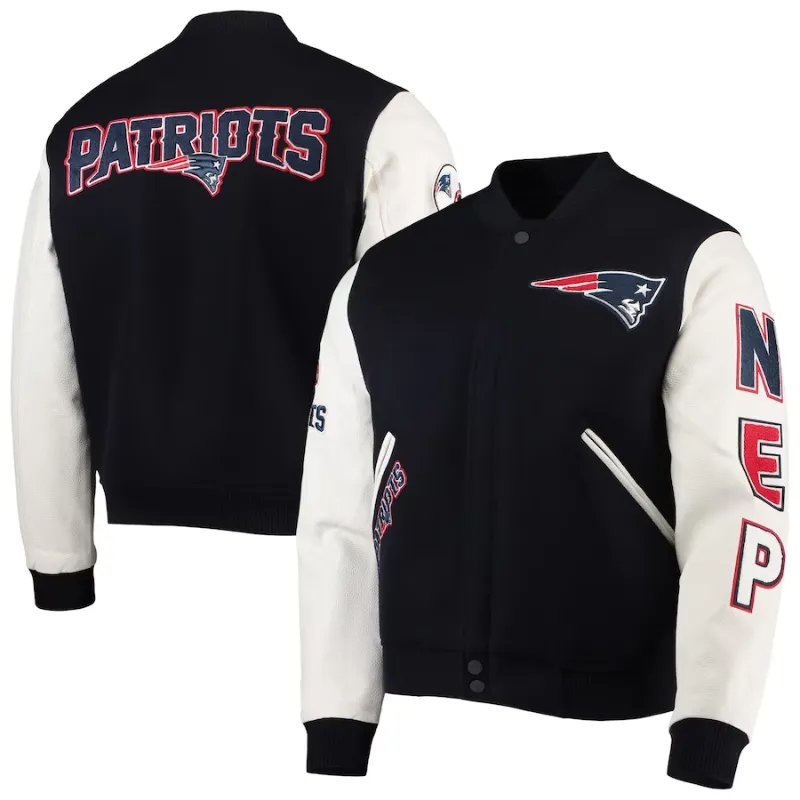 Jemmie New England Patriots Bomber Jacket - William Jacket