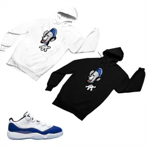 Jordan 11 Concord Matching Custom Designed Hoodies JD 11-5-6-10